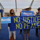 The silent protest. (Photo by Ellie Shechet)